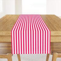 Pop Pink Sailor 1/2" Thin Stripes