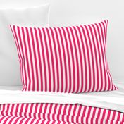 Pop Pink Sailor 1/2" Thin Stripes