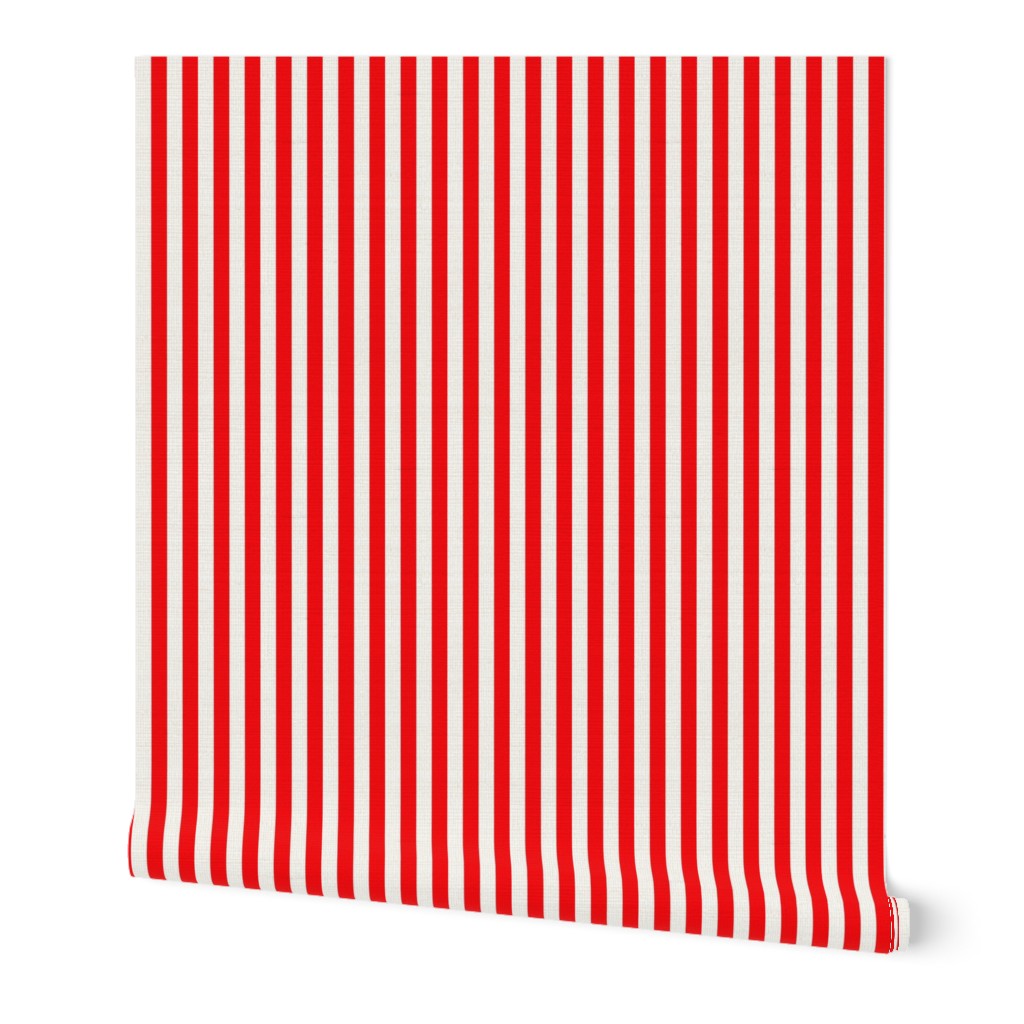 Circus Red Sailor 1/2" Thin Stripes