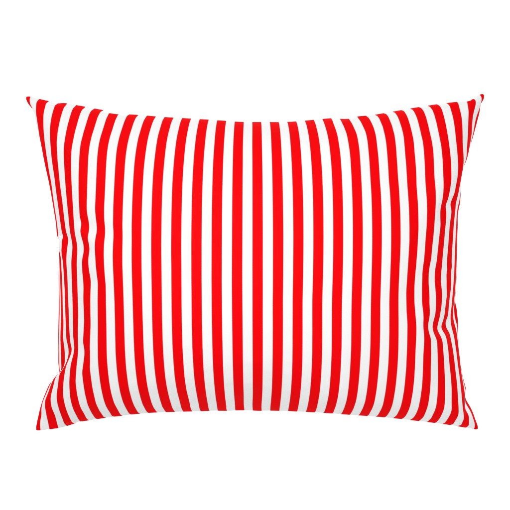 Circus Red Sailor 1/2" Thin Stripes