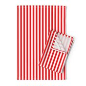 Circus Red Sailor 1/2" Thin Stripes