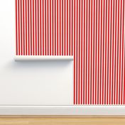 Circus Red Sailor 1/2" Thin Stripes