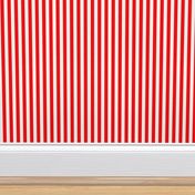 Circus Red Sailor 1/2" Thin Stripes