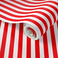 Circus Red Sailor 1/2" Thin Stripes