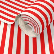 Circus Red Sailor 1/2" Thin Stripes