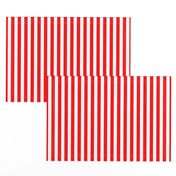 Circus Red Sailor 1/2" Thin Stripes