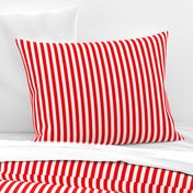 Circus Red Sailor 1/2" Thin Stripes