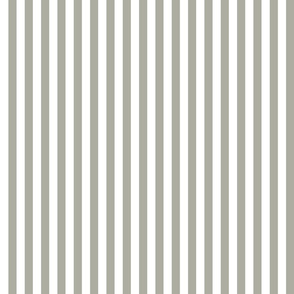 Dove Grey Sailor 1/2" Thin Stripes