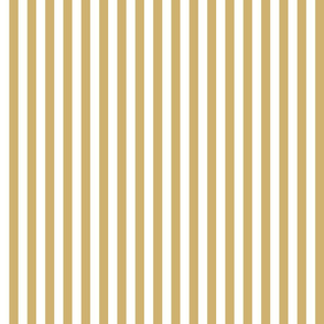 Khaki Beige Sailor 1/2" Thin Stripes