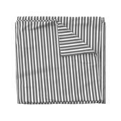 Charcoal Grey Deckchair Stripes