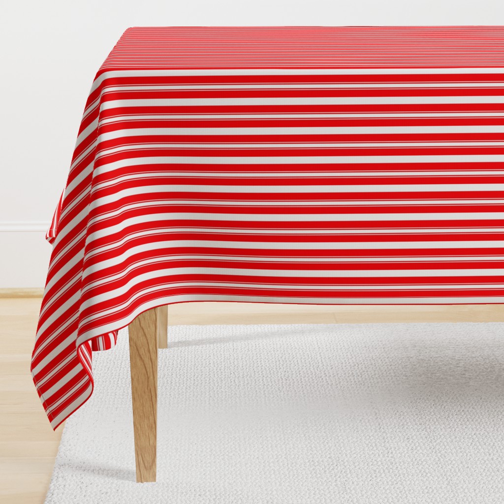 Circus Red Deckchair Stripes