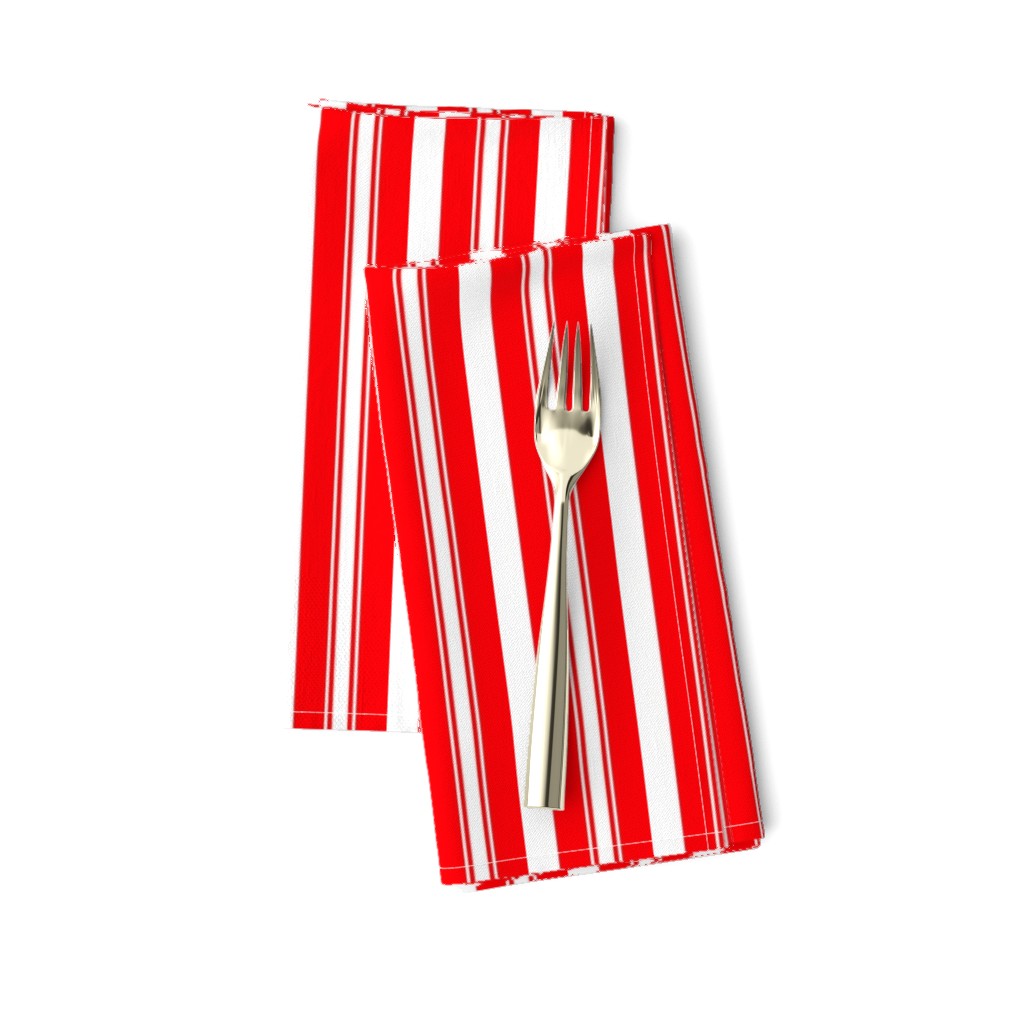 Circus Red Deckchair Stripes