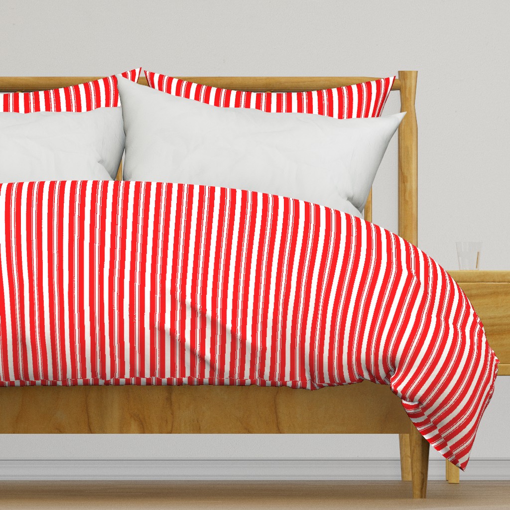 Circus Red Deckchair Stripes