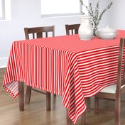 Circus Red Deckchair Stripes