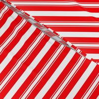 Circus Red Deckchair Stripes