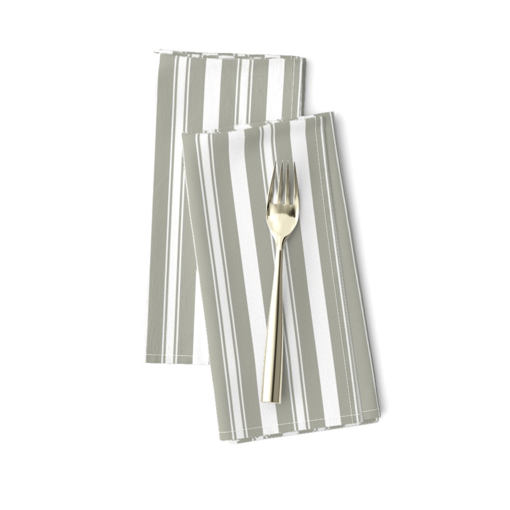 Dove Grey Deckchair Stripes