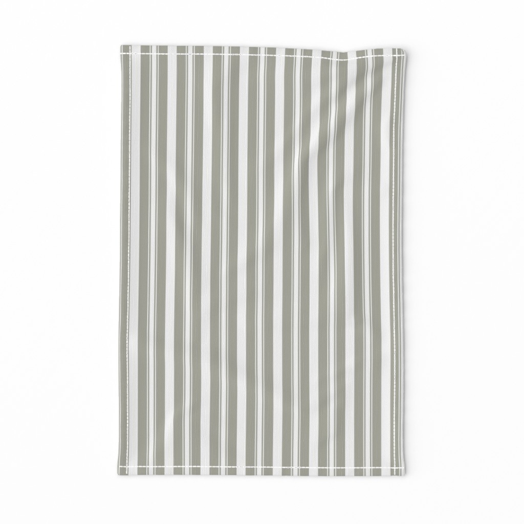 Dove Grey Deckchair Stripes