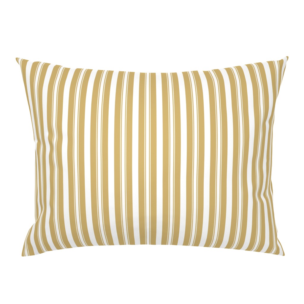 Khaki Beige Deckchair Stripes