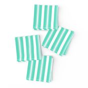 Aqua Blue Deckchair Stripes