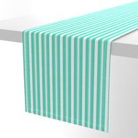 Aqua Blue Deckchair Stripes