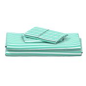 Aqua Blue Deckchair Stripes