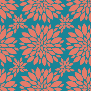 Flower-Petals-Silhouette-coral_and_teal