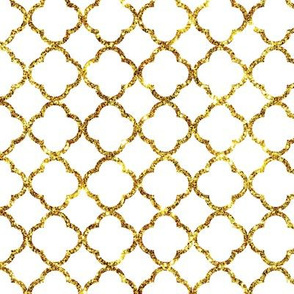 Lattice // Gold Glitter Collection