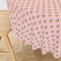 Owl Forest Friends All-Over Repeat Pattern in Baby Pink