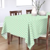 Owl Forest Friends All-Over Repeat Pattern in Mint Green