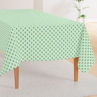 Owl Forest Friends All-Over Repeat Pattern in Mint Green