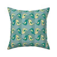 mid-centruy-modern-love-birds-Pattern-Teal-Variant