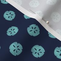 sand dollar - Indigo Turquoise