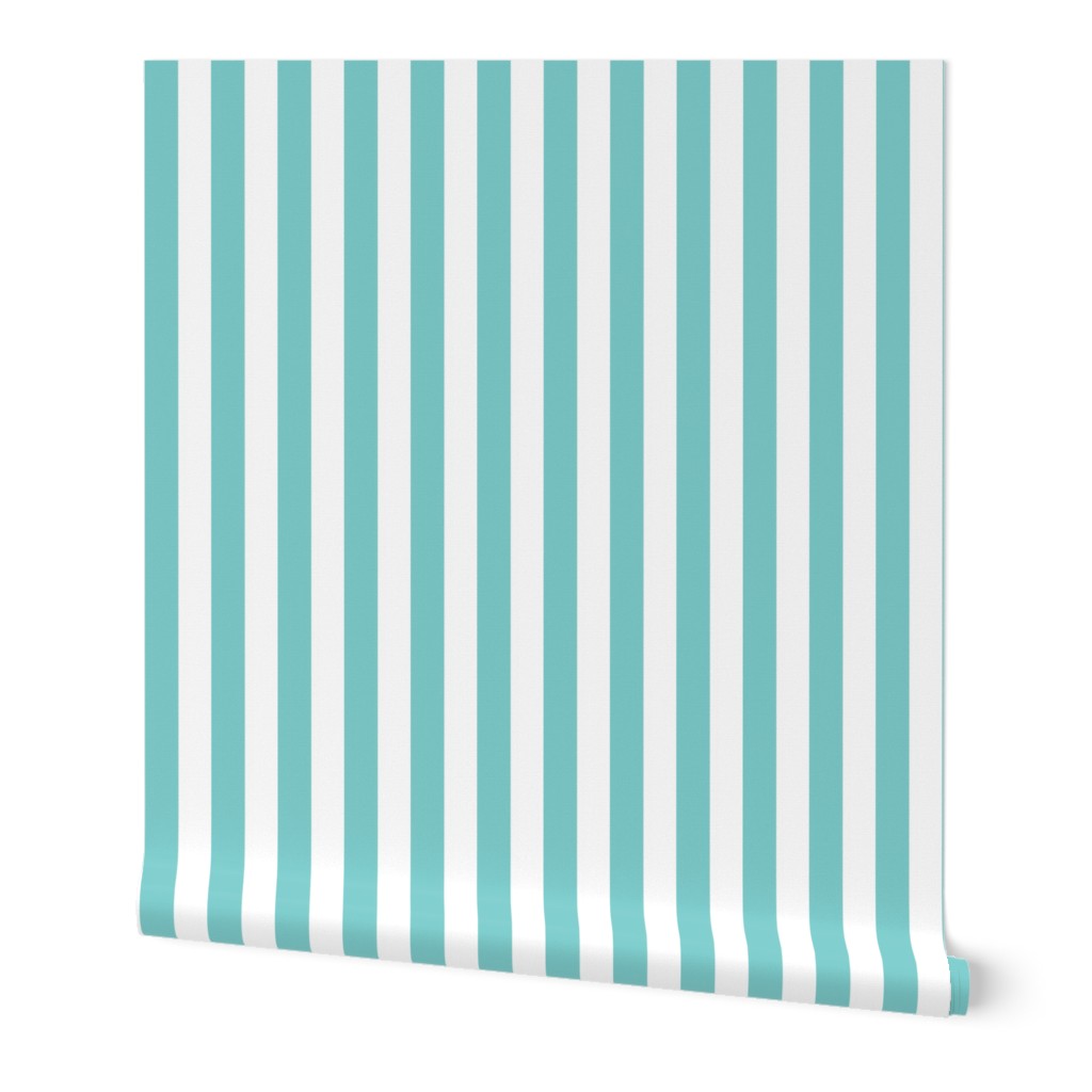 1 inch Stripe- Turquoise