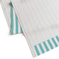 1 inch Stripe- Turquoise