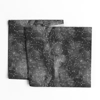 Constellations -black watercolour background