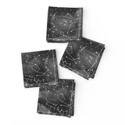 Constellations -black watercolour background