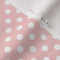 Rose Quartz with Polka White Dots