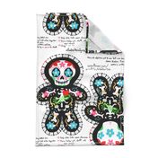 Cute Dia de los Muertos Cut & Sew Doll