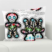 Cute Dia de los Muertos Cut & Sew Doll