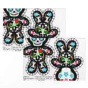 Cute Dia de los Muertos Cut & Sew Doll