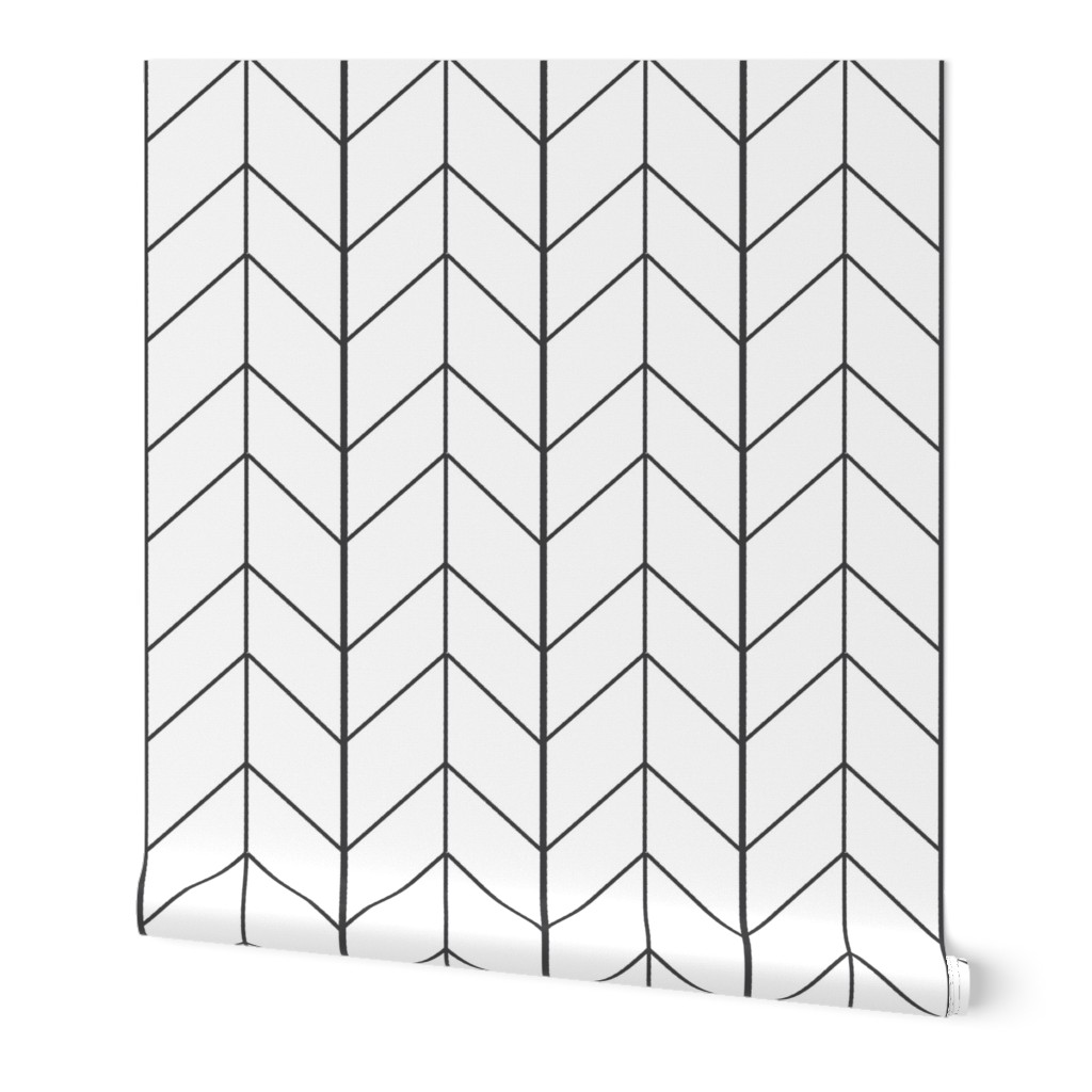 Small Arrow Chevron -White