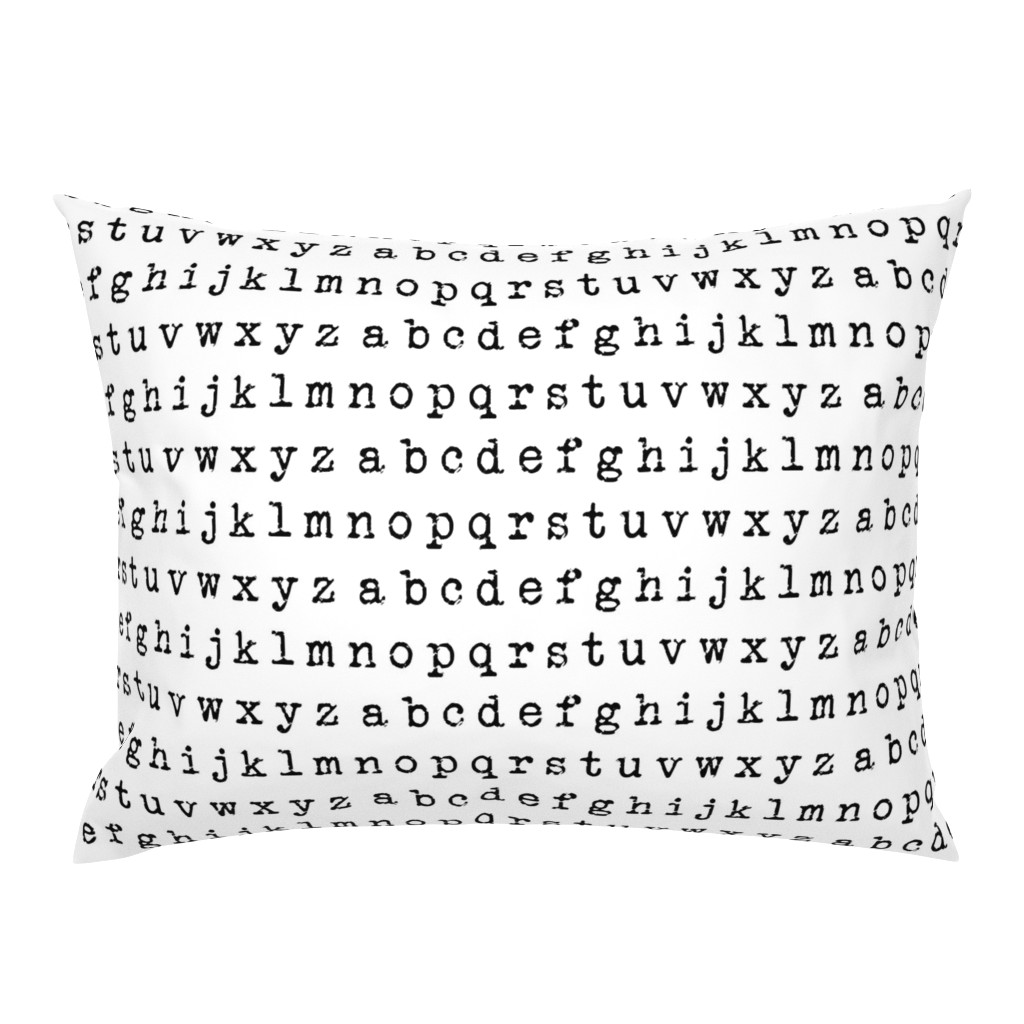 Typewriter Alphabet 