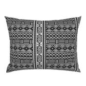 Charcoal Grey African Mudcloth