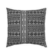 Charcoal Grey African Mudcloth