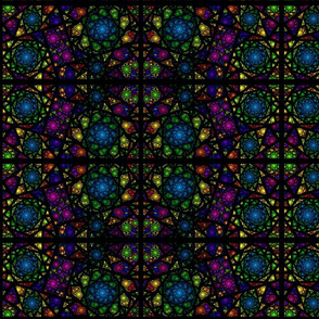 Fractal stained glass