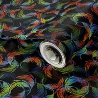 remnants of a pillow fight,small parrot swirl