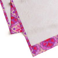 Ikat Medallion - purple and pink