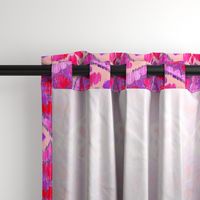 Ikat Medallion - purple and pink