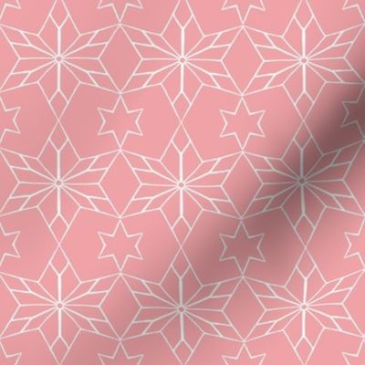 Rustic Star on Rosebud Pink