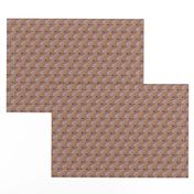 Vintage Mosaic in Chocolate and Caramel Ripple - Extra Small Scale (Ref. 4530)